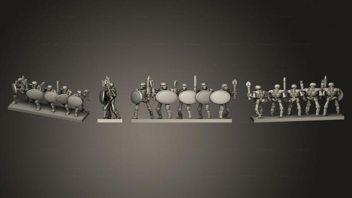 Military figurines (Guerriers Warriors 2, STKW_7155) 3D models for cnc