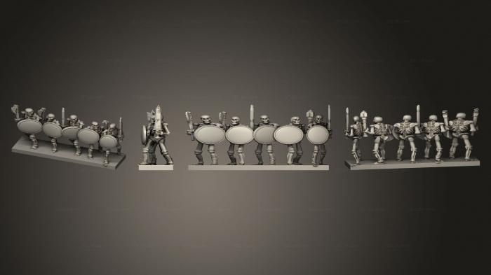 Military figurines (Guerriers Warriors 3, STKW_7156) 3D models for cnc