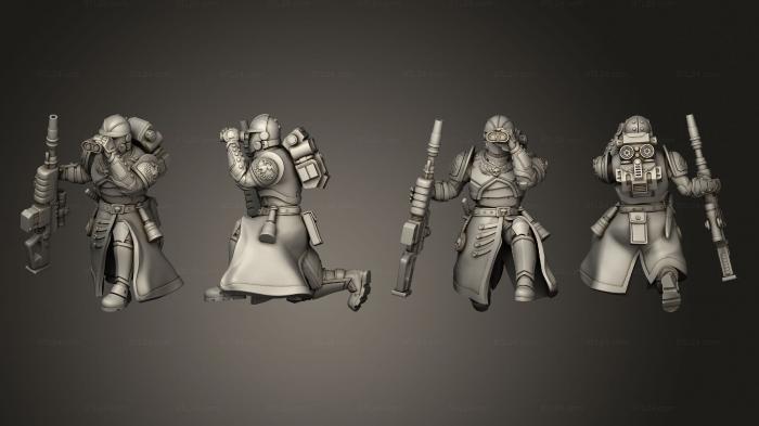 Military figurines (Gun Shield 003, STKW_7169) 3D models for cnc