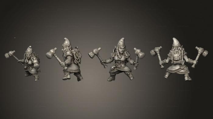 Military figurines (Hammer Rider, STKW_7293) 3D models for cnc