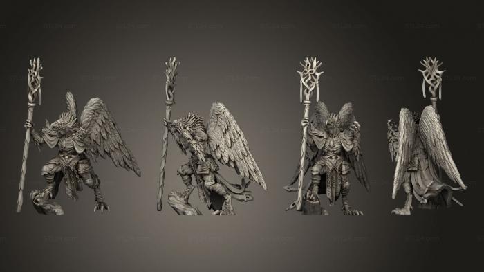 Military figurines (Harbinger 1 Gauntlet Bolt, STKW_7305) 3D models for cnc