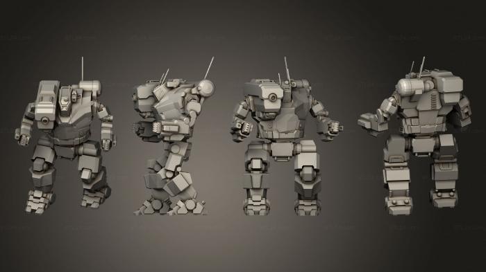Military figurines (HBK 4 G 8, STKW_7346) 3D models for cnc