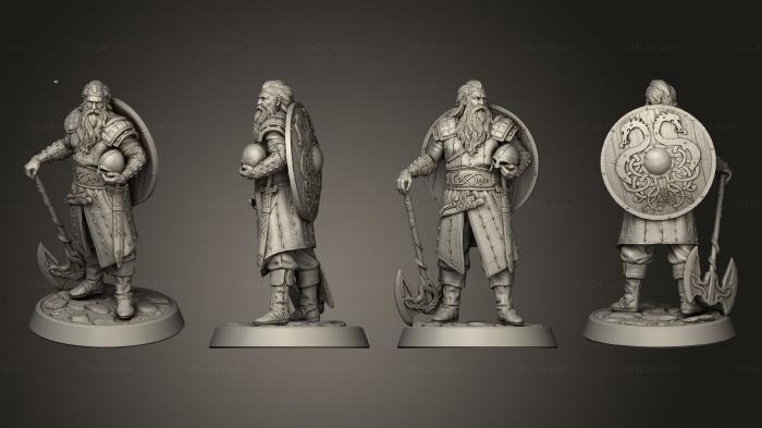 Military figurines (Headsplitter Base, STKW_7359) 3D models for cnc