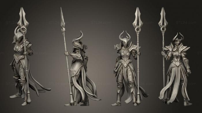 Military figurines (Heaven and Hell Celestial Guardian Full, STKW_7362) 3D models for cnc