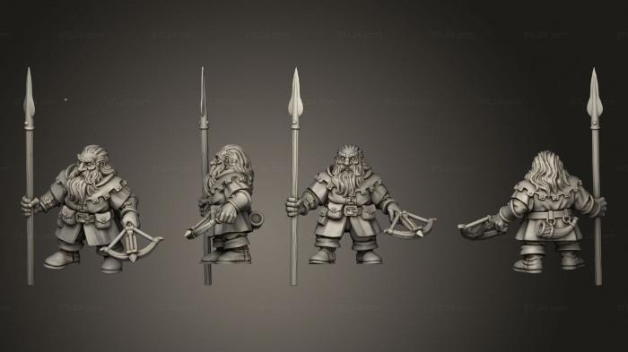 Military figurines (HILL DWARF 06, STKW_7503) 3D models for cnc