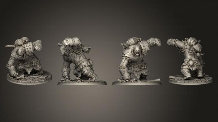 Military figurines (Hill Giant Smash Huge, STKW_7511) 3D models for cnc