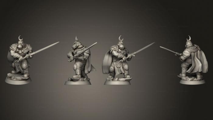 Military figurines (Hippokin Paladin, STKW_7526) 3D models for cnc