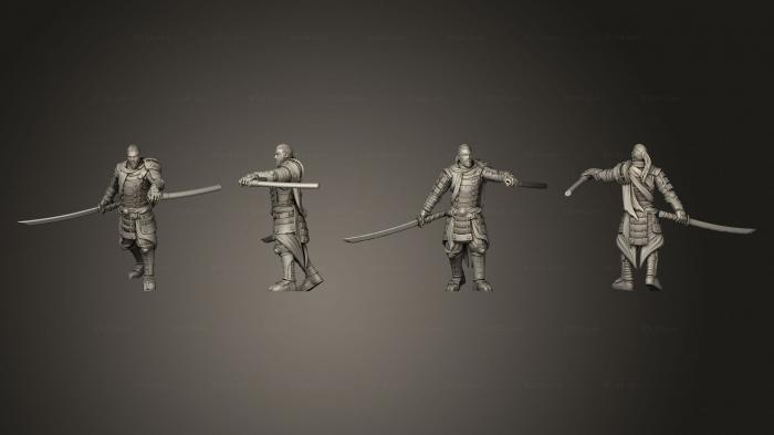 Military figurines (Hiroshi Ronin 01, STKW_7530) 3D models for cnc