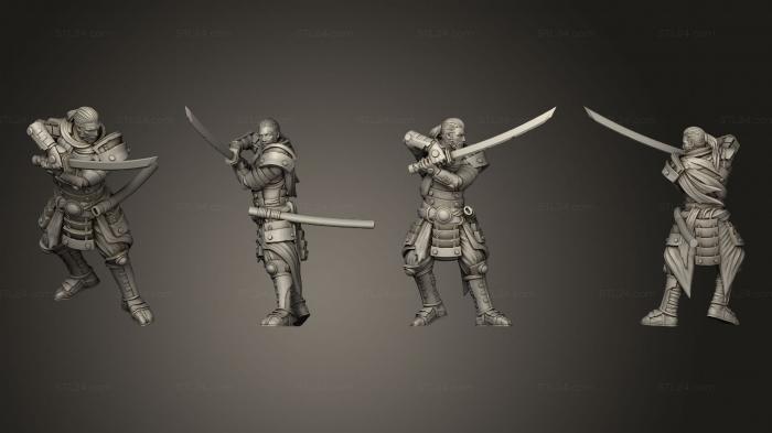 Military figurines (Hiroshi Ronin 17, STKW_7540) 3D models for cnc