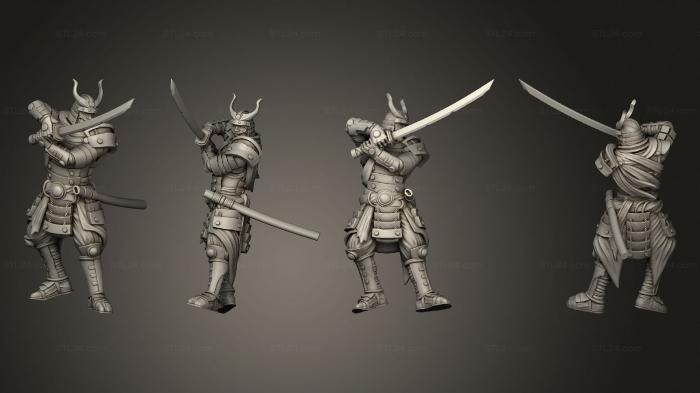 Military figurines (Hiroshi Ronin 19, STKW_7541) 3D models for cnc