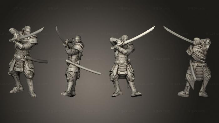 Military figurines (Hiroshi Ronin 20, STKW_7542) 3D models for cnc