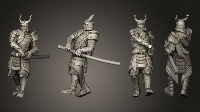 Military figurines (Hiroshi Ronin 23, STKW_7544) 3D models for cnc