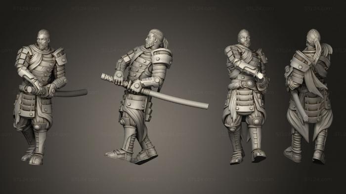 Military figurines (Hiroshi Ronin 24, STKW_7545) 3D models for cnc