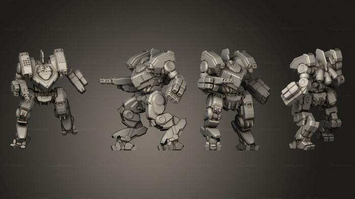 Military figurines (HNT Prime 4, STKW_7558) 3D models for cnc