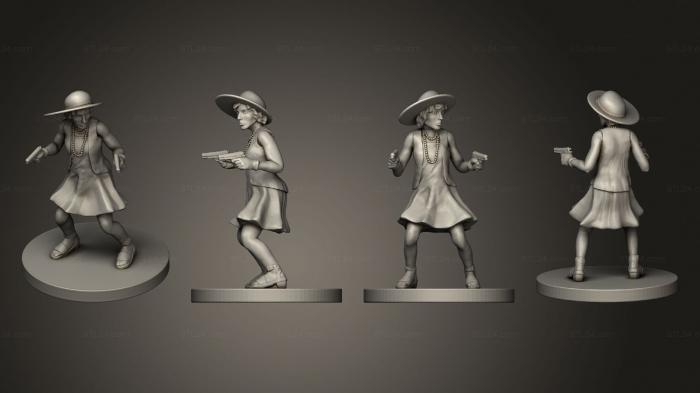 Military figurines (Horror Jenny Barnes, STKW_7583) 3D models for cnc