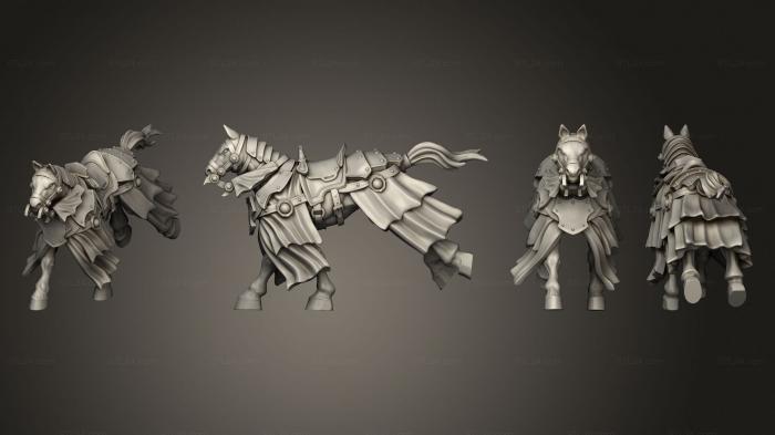 Military figurines (Horse 05, STKW_7610) 3D models for cnc