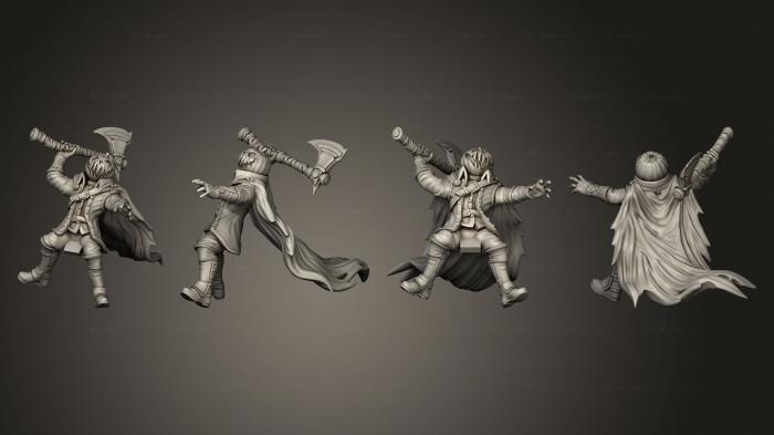 Military figurines (Horseman 06, STKW_7615) 3D models for cnc