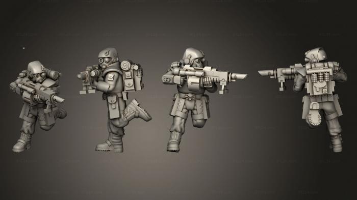 Military figurines (HSVG Advancing 08, STKW_7672) 3D models for cnc