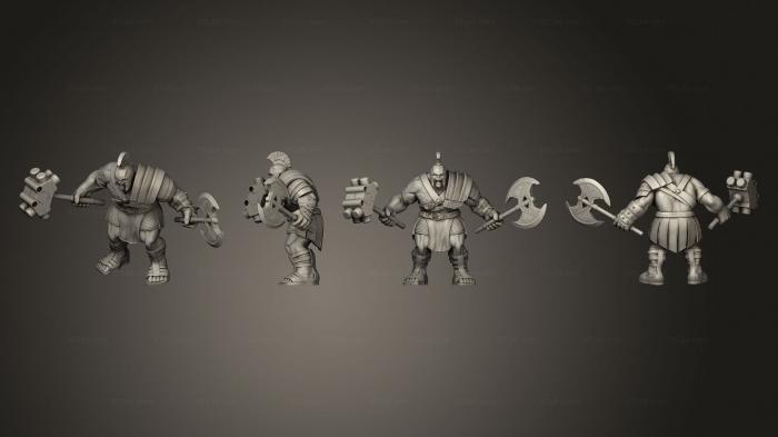 Military figurines (Hulk, STKW_7689) 3D models for cnc