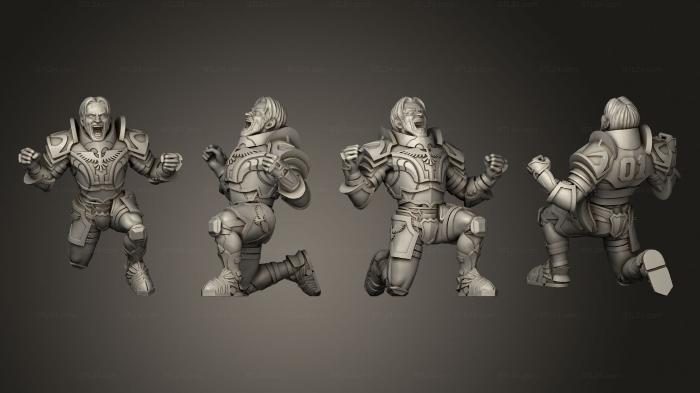 Military figurines (human 3, STKW_7694) 3D models for cnc