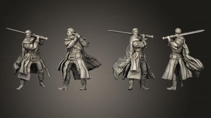 Military figurines (Human Thief Sword, STKW_7766) 3D models for cnc