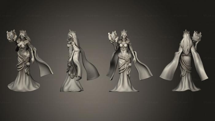 Military figurines (Ice Sorceress, STKW_7815) 3D models for cnc