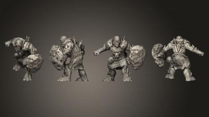 Military figurines (Ice Troll Warriors2, STKW_7825) 3D models for cnc