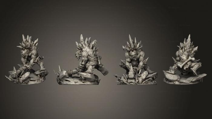 Military figurines (Ice Trolls 01, STKW_7826) 3D models for cnc