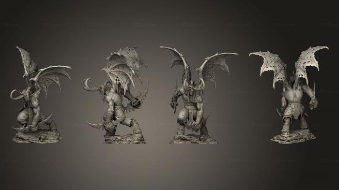 Military figurines (illidan Stormrage, STKW_7852) 3D models for cnc