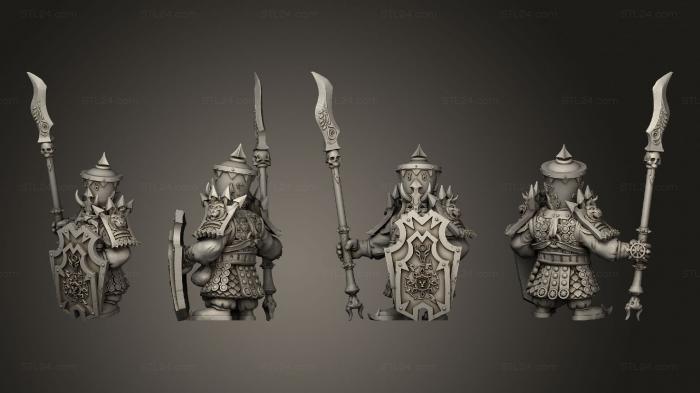 Military figurines (Immortal 19, STKW_7880) 3D models for cnc