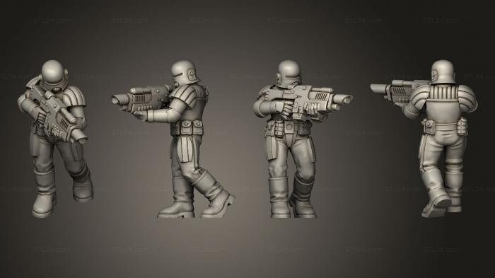 Military figurines (Imperial Arbiter 8 A, STKW_7893) 3D models for cnc