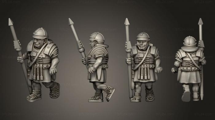 Military figurines (IMPERIAL LEGIONARY PILUM A, STKW_7899) 3D models for cnc