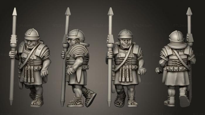 Military figurines (IMPERIAL LEGIONARY PILUM E, STKW_7903) 3D models for cnc