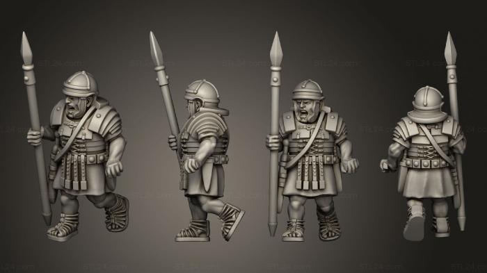 Military figurines (IMPERIAL LEGIONARY SPEAR E, STKW_7913) 3D models for cnc