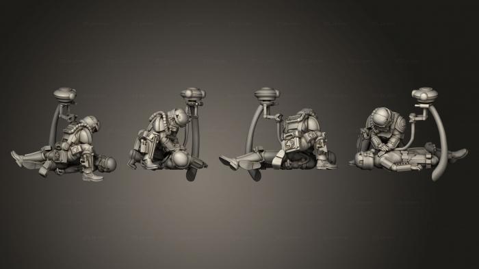 Military figurines (Imperial Medic 02, STKW_7920) 3D models for cnc