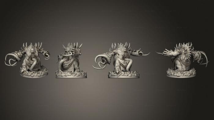 Military figurines (Indulgence Greater Fiend v 3, STKW_7940) 3D models for cnc