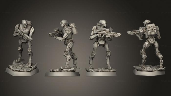 Military figurines (Infantrobot, STKW_7951) 3D models for cnc