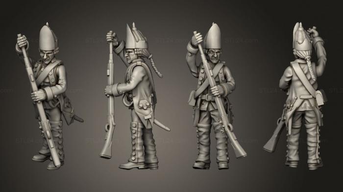 Military figurines (infantry 1 003, STKW_7955) 3D models for cnc