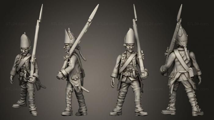 Military figurines (infantry 1 004, STKW_7956) 3D models for cnc