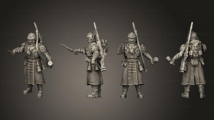 Military figurines (Infantry 04, STKW_7959) 3D models for cnc