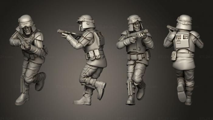 Military figurines (infantry 06, STKW_7961) 3D models for cnc
