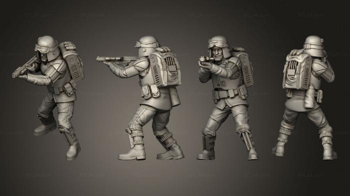 Military figurines (infantry 11, STKW_7965) 3D models for cnc