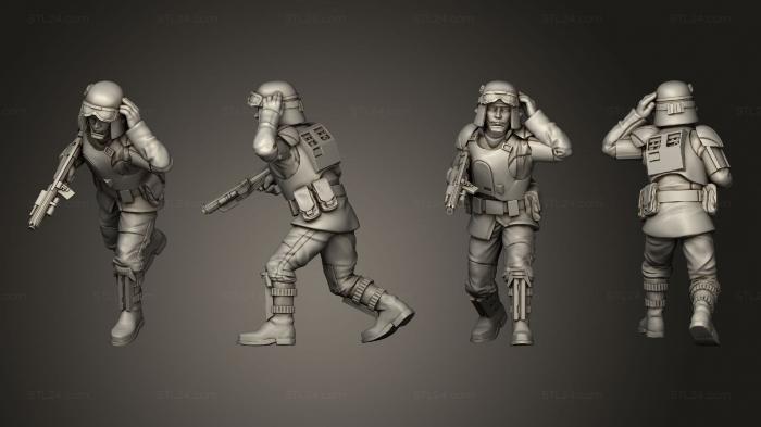 Military figurines (infantry 12, STKW_7966) 3D models for cnc