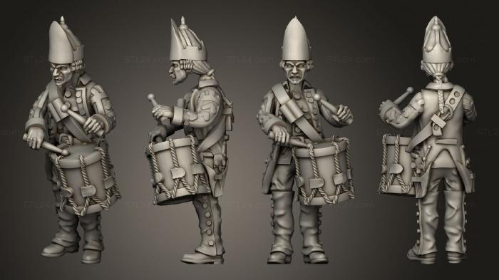 Military figurines (infantry 22, STKW_7987) 3D models for cnc