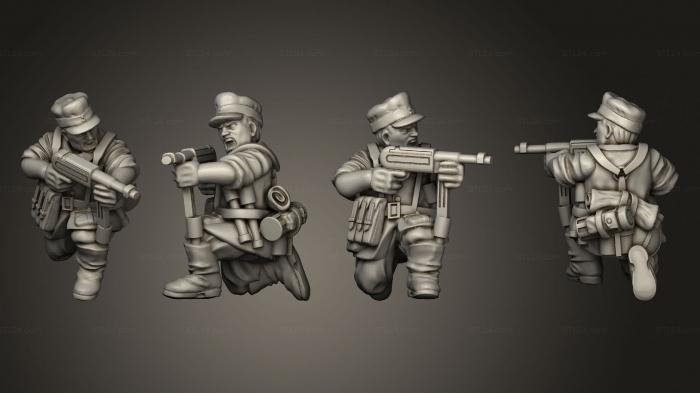 Military figurines (INFANTRY GER C, STKW_8045) 3D models for cnc