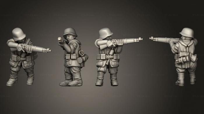 Military figurines (INFANTRY GER RIFLEMAN C, STKW_8048) 3D models for cnc