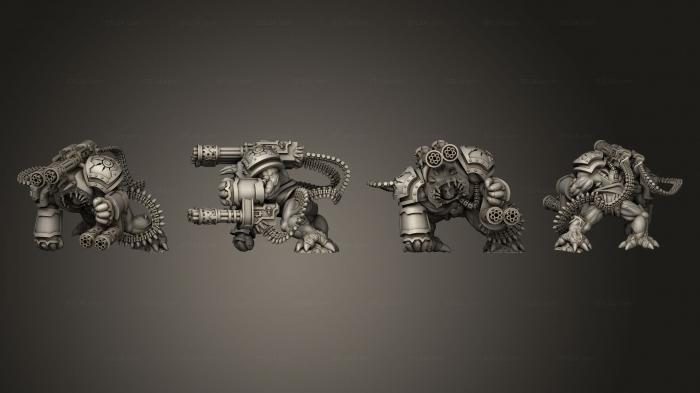 Military figurines (infected Exterminator Obliterators v 3, STKW_8161) 3D models for cnc