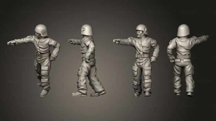 Military figurines (insurgent hangar crew 01, STKW_8180) 3D models for cnc