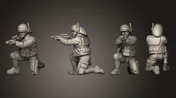Military figurines (Insurgent navy troopers pose 3, STKW_8189) 3D models for cnc