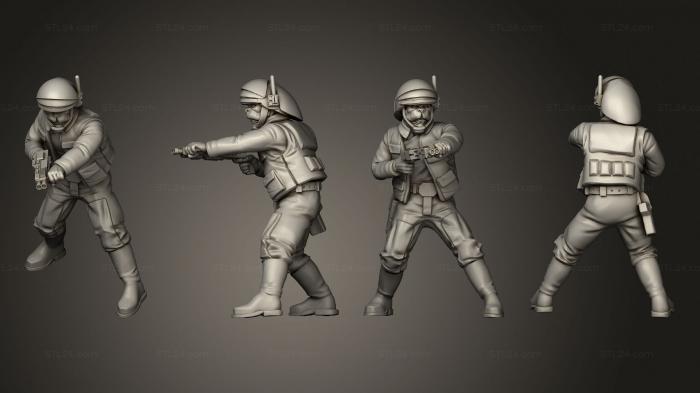Military figurines (Insurgent navy troopers pose 5, STKW_8191) 3D models for cnc